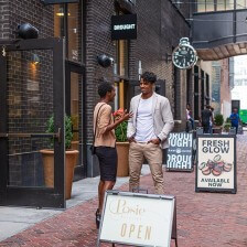 Strolling through Parker's Alley in Detroit, Michigan
